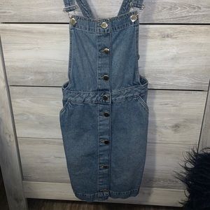 Denim Overall Dress